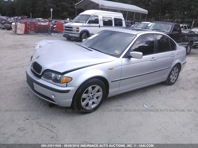 WBAEV33435KX11286 - 2005 BMW 325 I SILVER photo 2