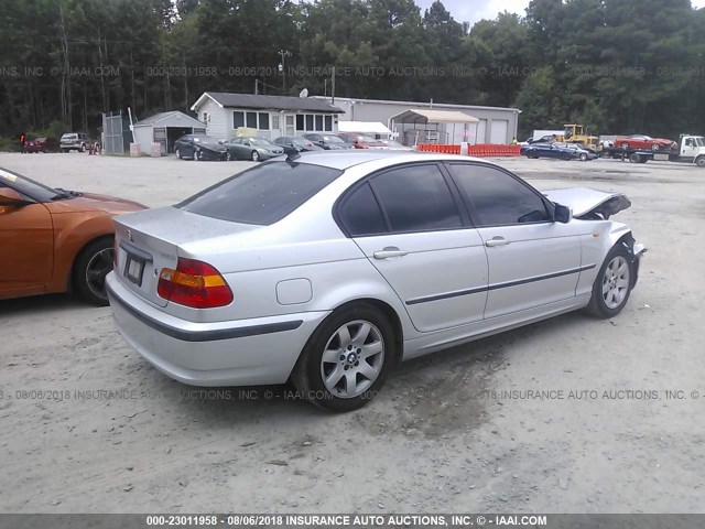 WBAEV33435KX11286 - 2005 BMW 325 I SILVER photo 4