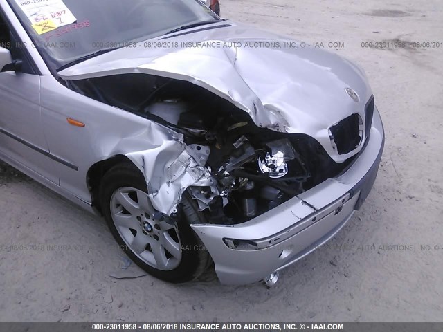 WBAEV33435KX11286 - 2005 BMW 325 I SILVER photo 6