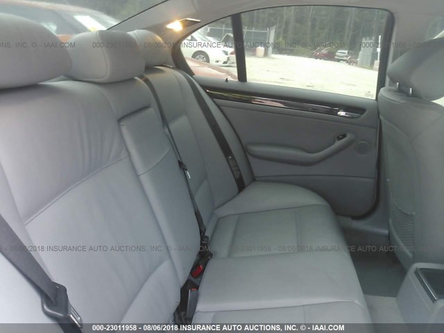 WBAEV33435KX11286 - 2005 BMW 325 I SILVER photo 8