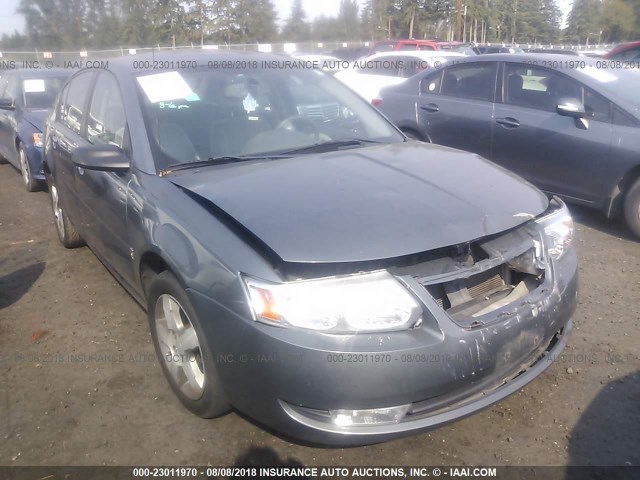 1G8AL58B67Z119606 - 2007 SATURN ION LEVEL 3 GRAY photo 1