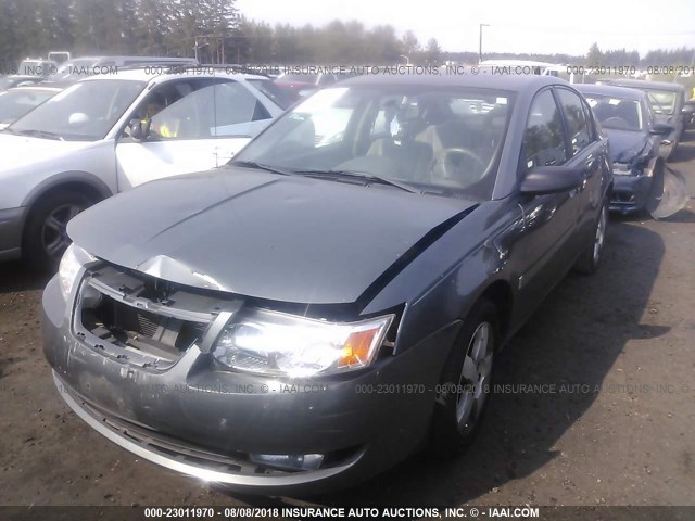 1G8AL58B67Z119606 - 2007 SATURN ION LEVEL 3 GRAY photo 2