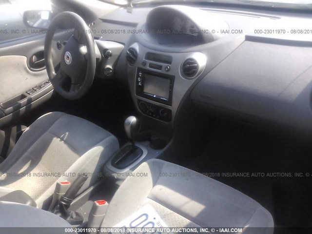 1G8AL58B67Z119606 - 2007 SATURN ION LEVEL 3 GRAY photo 5