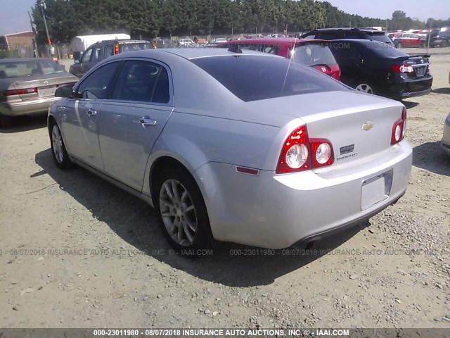 1G1ZG5E7XCF270174 - 2012 CHEVROLET MALIBU LTZ 银色 照片 3