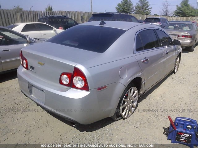 1G1ZG5E7XCF270174 - 2012 CHEVROLET MALIBU LTZ 银色 照片 4