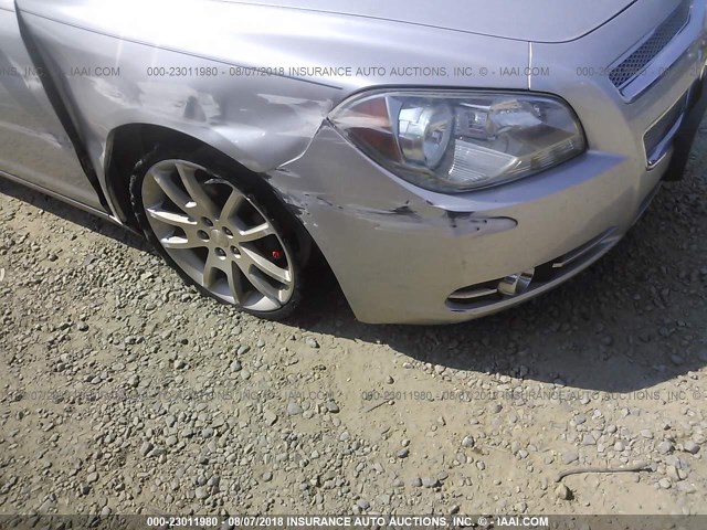 1G1ZG5E7XCF270174 - 2012 CHEVROLET MALIBU LTZ 银色 照片 6