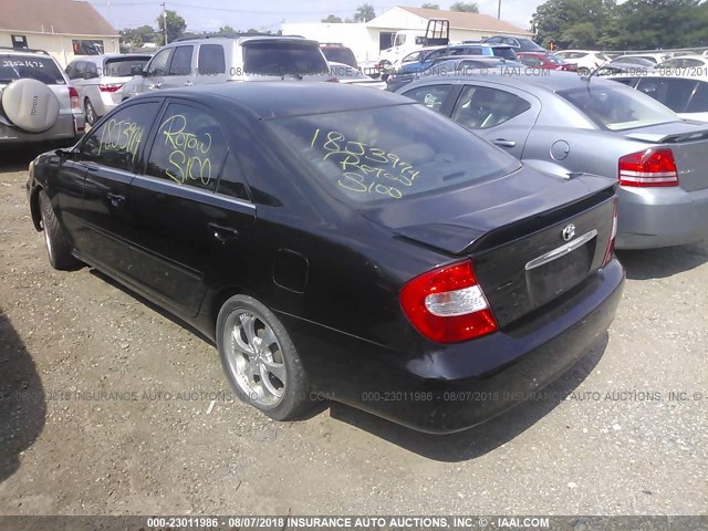 4T1BE32K42U010659 - 2002 TOYOTA CAMRY LE/XLE/SE Qara foto 3