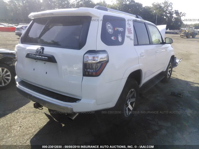 JTEBU5JR7H5475274 - 2017 TOYOTA 4RUNNER SR5 PREM/LTDL/TRAIL/TRD 白色 照片 4
