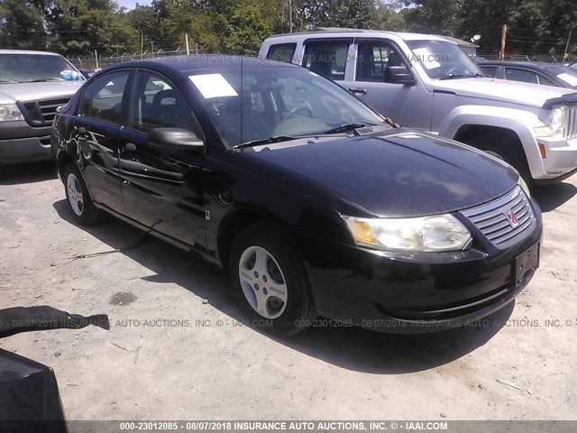 1G8AG52F75Z163658 - 2005 SATURN ION LEVEL 1 BLACK photo 1