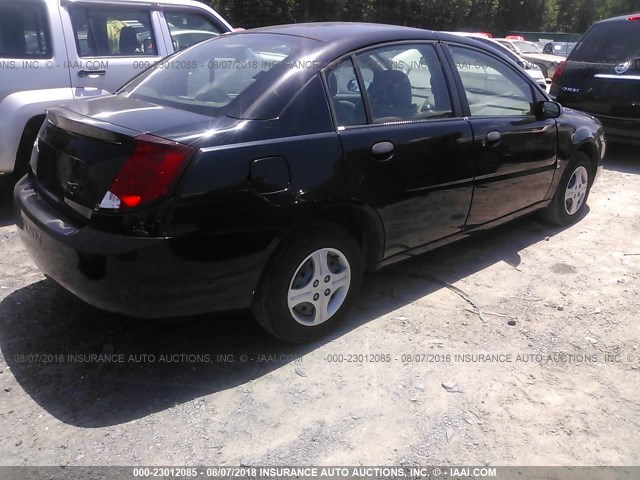 1G8AG52F75Z163658 - 2005 SATURN ION LEVEL 1 BLACK photo 4