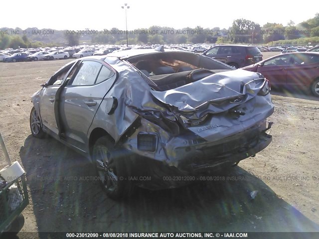 5NPD84LF2HH009735 - 2017 HYUNDAI ELANTRA SE/VALUE/LIMITED GRAY photo 3