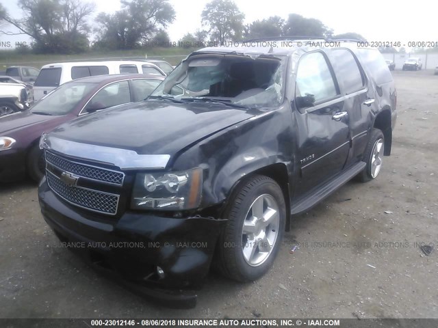 1GNSKAE0XBR252779 - 2011 CHEVROLET TAHOE K1500 LS BLACK photo 2