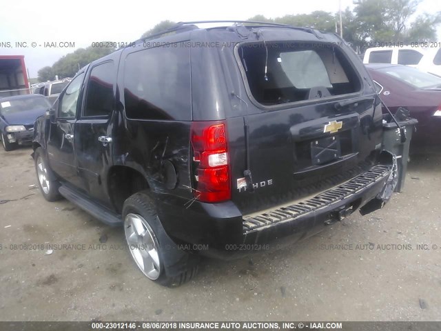 1GNSKAE0XBR252779 - 2011 CHEVROLET TAHOE K1500 LS BLACK photo 3