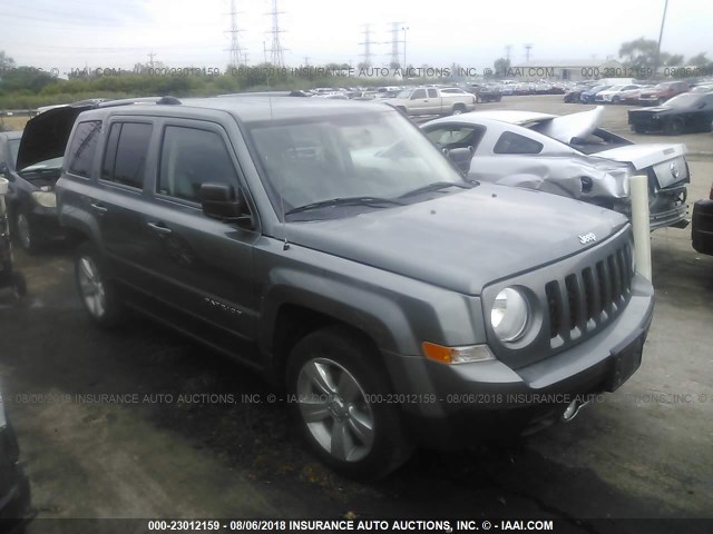 1C4NJPCB4CD626463 - 2012 JEEP PATRIOT LIMITED GRAY photo 1