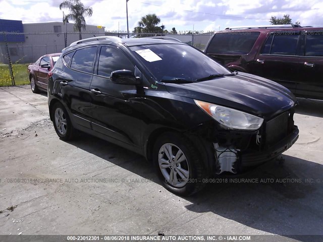 KM8JU3AC7BU174531 - 2011 HYUNDAI TUCSON GLS/LIMITED BLACK photo 1