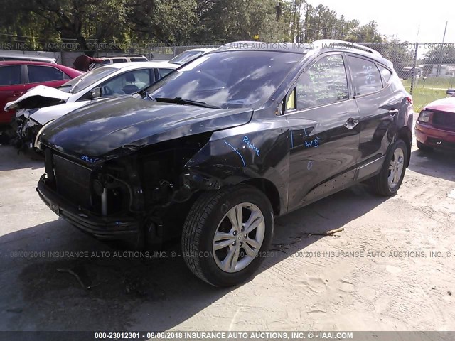 KM8JU3AC7BU174531 - 2011 HYUNDAI TUCSON GLS/LIMITED 黑色 照片 2