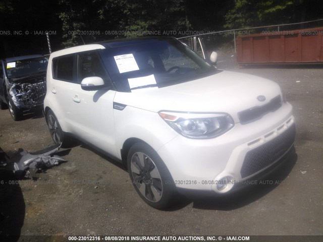 KNDJX3A55F7187246 - 2015 KIA SOUL ! WHITE photo 1