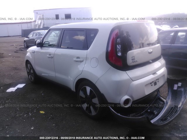 KNDJX3A55F7187246 - 2015 KIA SOUL ! WHITE photo 3