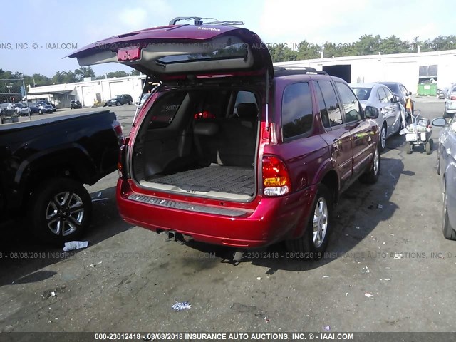 1GHDT13S322223436 - 2002 OLDSMOBILE BRAVADA RED photo 4