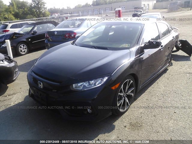 2HGFC1E58HH701924 - 2017 HONDA CIVIC SI BLACK photo 2