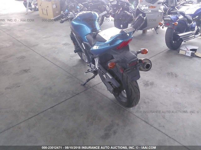 JS1VP53A662101747 - 2006 SUZUKI SV650 BLUE photo 3