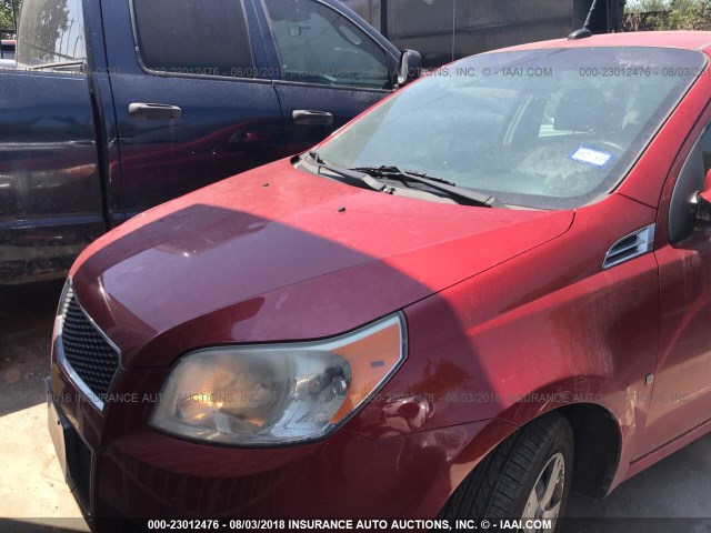 KL1TD66E29B612314 - 2009 CHEVROLET AVEO LS/LT 红色 照片 2