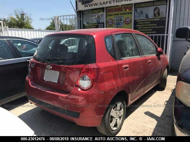 KL1TD66E29B612314 - 2009 CHEVROLET AVEO LS/LT 红色 照片 3