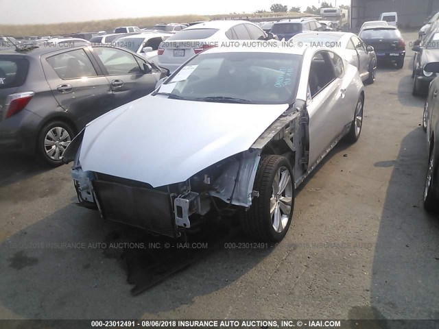 KMHHU6KH8BU060466 - 2011 HYUNDAI GENESIS COUPE 3.8L SILVER photo 6