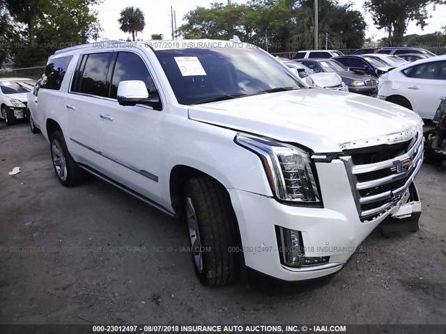 1GYS3JKJ2HR226151 - 2017 CADILLAC ESCALADE ESV PREMIUM LUXURY WHITE photo 1