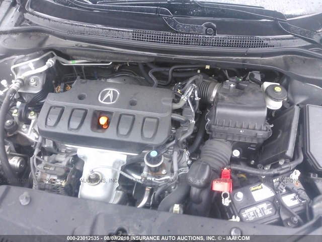 19VDE1F37EE006895 - 2014 ACURA ILX 20 GRAY photo 10