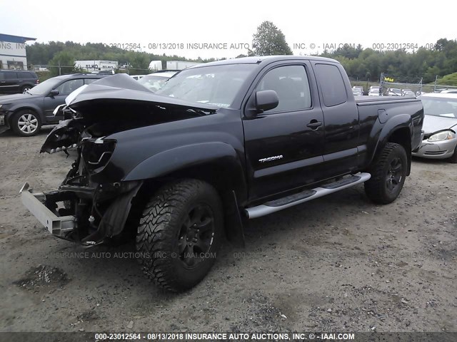 5TEUX4EN4AZ693407 - 2010 TOYOTA TACOMA ACCESS CAB Қара фото 2