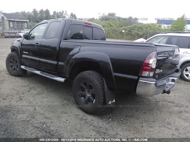 5TEUX4EN4AZ693407 - 2010 TOYOTA TACOMA ACCESS CAB Қара фото 3