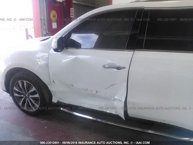 5FRYD4H45GB001452 - 2016 ACURA MDX TECHNOLOGY WHITE photo 6