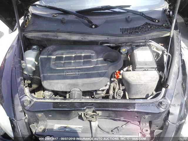 3GNBAADB4AS557499 - 2010 CHEVROLET HHR LS BLACK photo 10