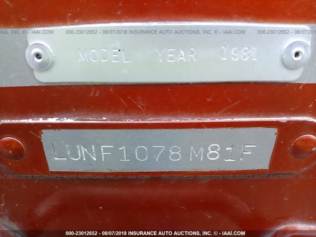 LUNF1078M81F - 1981 LUND FISHING BOAT 16 FT.  SILVER photo 9