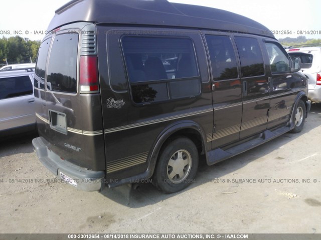 1GBFG15R2V1027516 - 1997 CHEVROLET EXPRESS G1500  BROWN photo 4