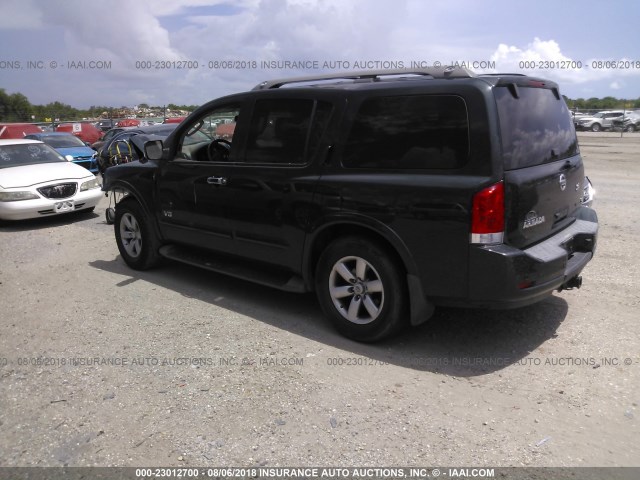 5N1BA08D58N629597 - 2008 NISSAN ARMADA SE/LE GREEN photo 3