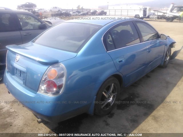 1N4BL11D73C109975 - 2003 NISSAN ALTIMA SE BLUE photo 4