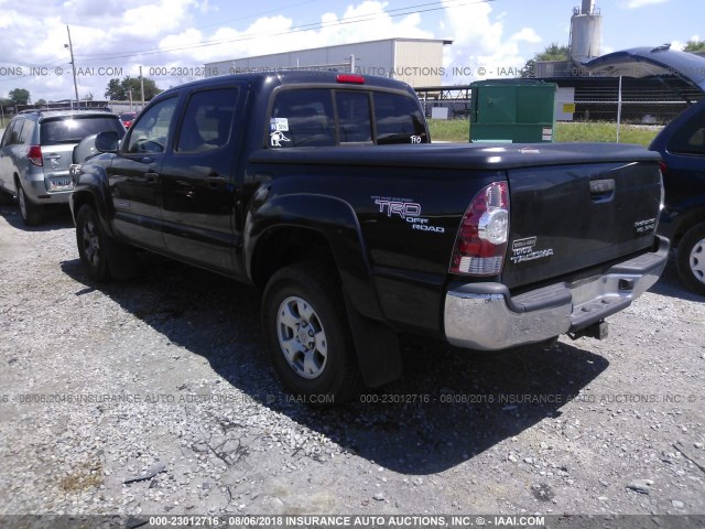 3TMJU4GN3AM093578 - 2010 TOYOTA TACOMA DOUBLE CAB PRERUNNER BLACK photo 3