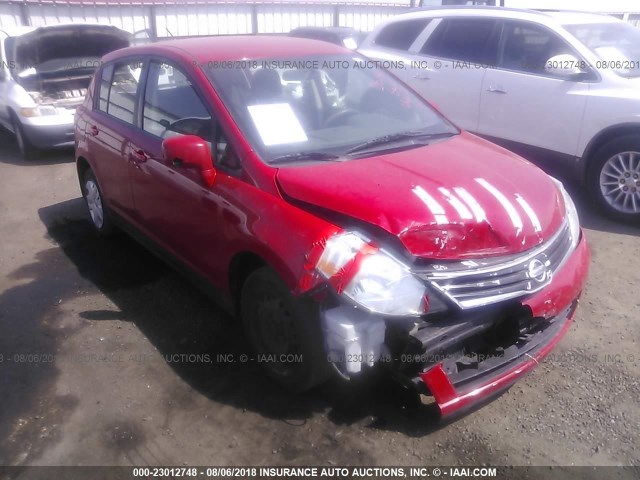 3N1BC1CP9BL513772 - 2011 NISSAN VERSA S/SL RED photo 1