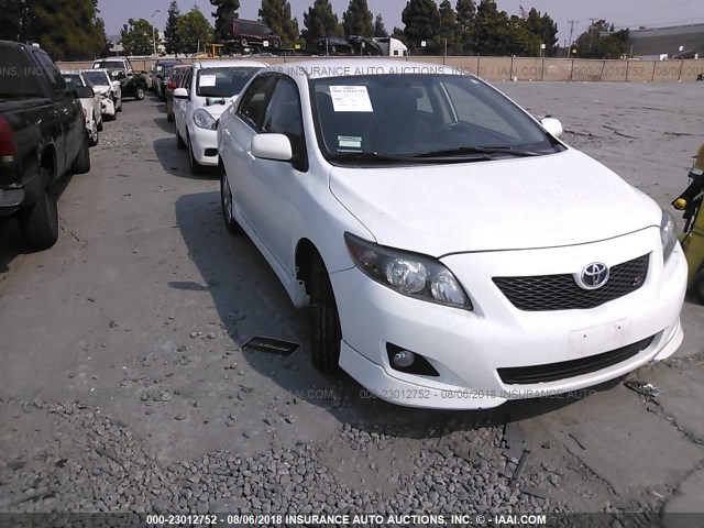 2T1BU4EE3AC366177 - 2010 TOYOTA COROLLA S/LE/XLE WHITE photo 1