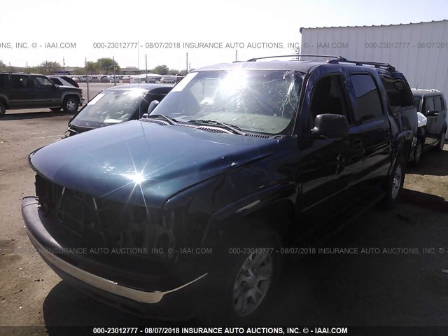 1GNEC16ZX6J140558 - 2006 CHEVROLET SUBURBAN C1500 BLUE photo 2