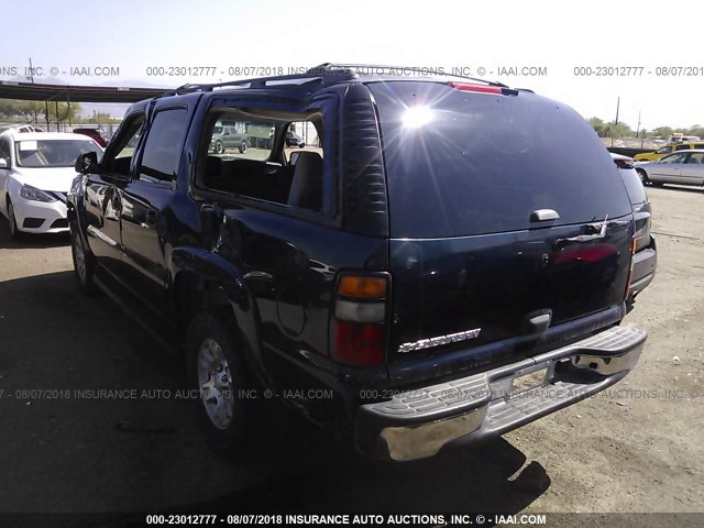 1GNEC16ZX6J140558 - 2006 CHEVROLET SUBURBAN C1500 BLUE photo 3