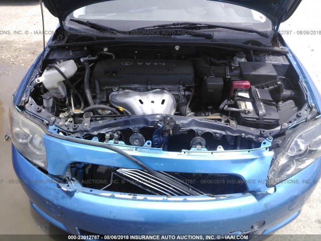 JTKDE3B7XA0317499 - 2010 TOYOTA SCION TC 蓝色 照片 10