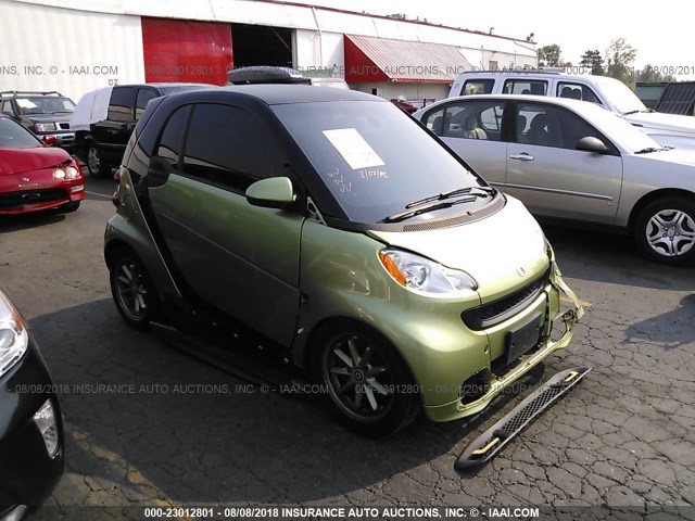 WMEEJ3BAXCK522235 - 2012 SMART FORTWO PURE/PASSION GREEN photo 1