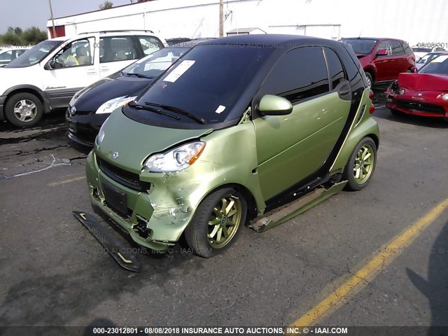 WMEEJ3BAXCK522235 - 2012 SMART FORTWO PURE/PASSION GREEN photo 2