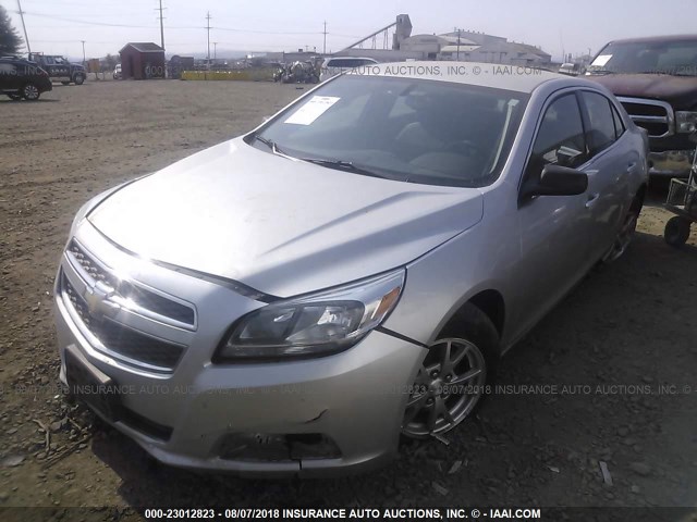 1G11A5SA0DF274279 - 2013 CHEVROLET MALIBU LS 银色 照片 2