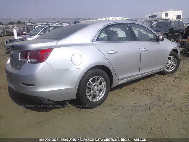 1G11A5SA0DF274279 - 2013 CHEVROLET MALIBU LS 银色 照片 4