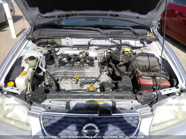 3N1CB51D43L815446 - 2003 NISSAN SENTRA XE/GXE SILVER photo 9