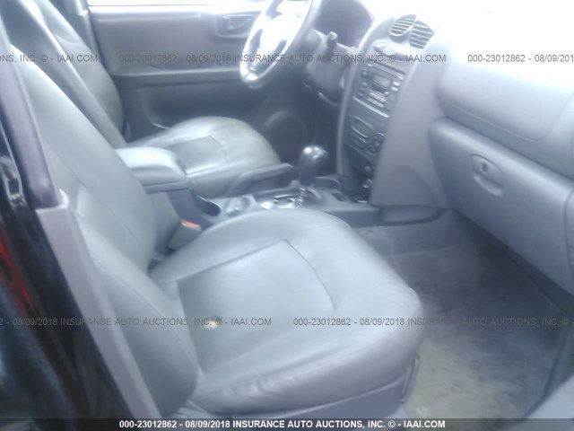 KM8SC73D42U202693 - 2002 HYUNDAI SANTA FE GLS/LX GRAY photo 5